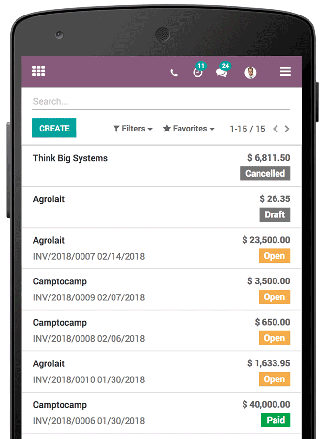 Accounting on Mobile